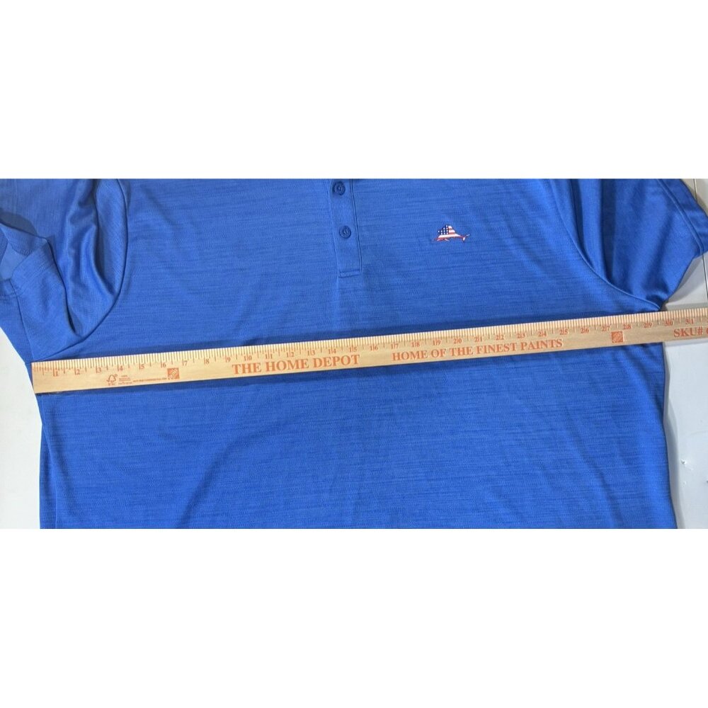 Lot Of 3 Ocean Coast Mens Polo Shirts Blue 3XLT Button Golf Outdoor Tennis Fish - Picture 14 of 14